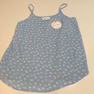 NWT blue blouse/tank top